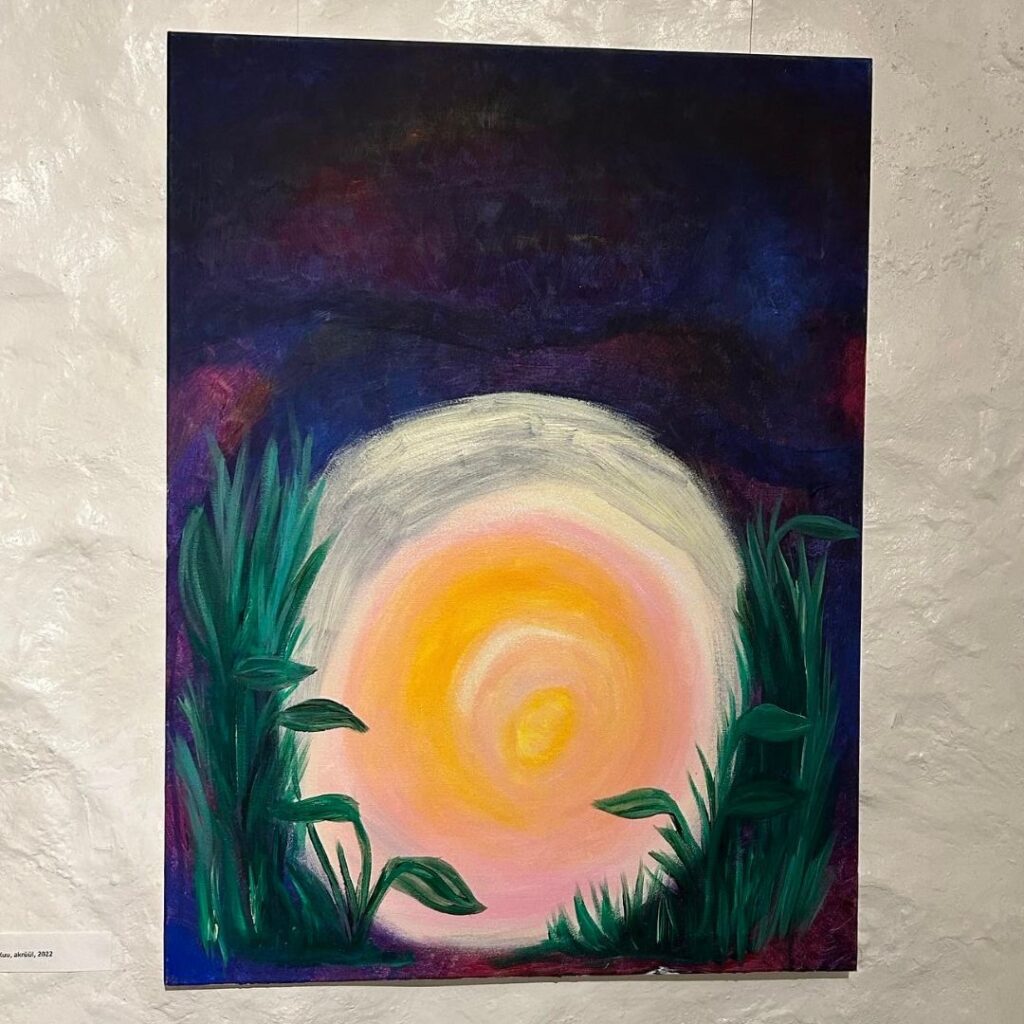 “Kuu”, akrüül, 2022