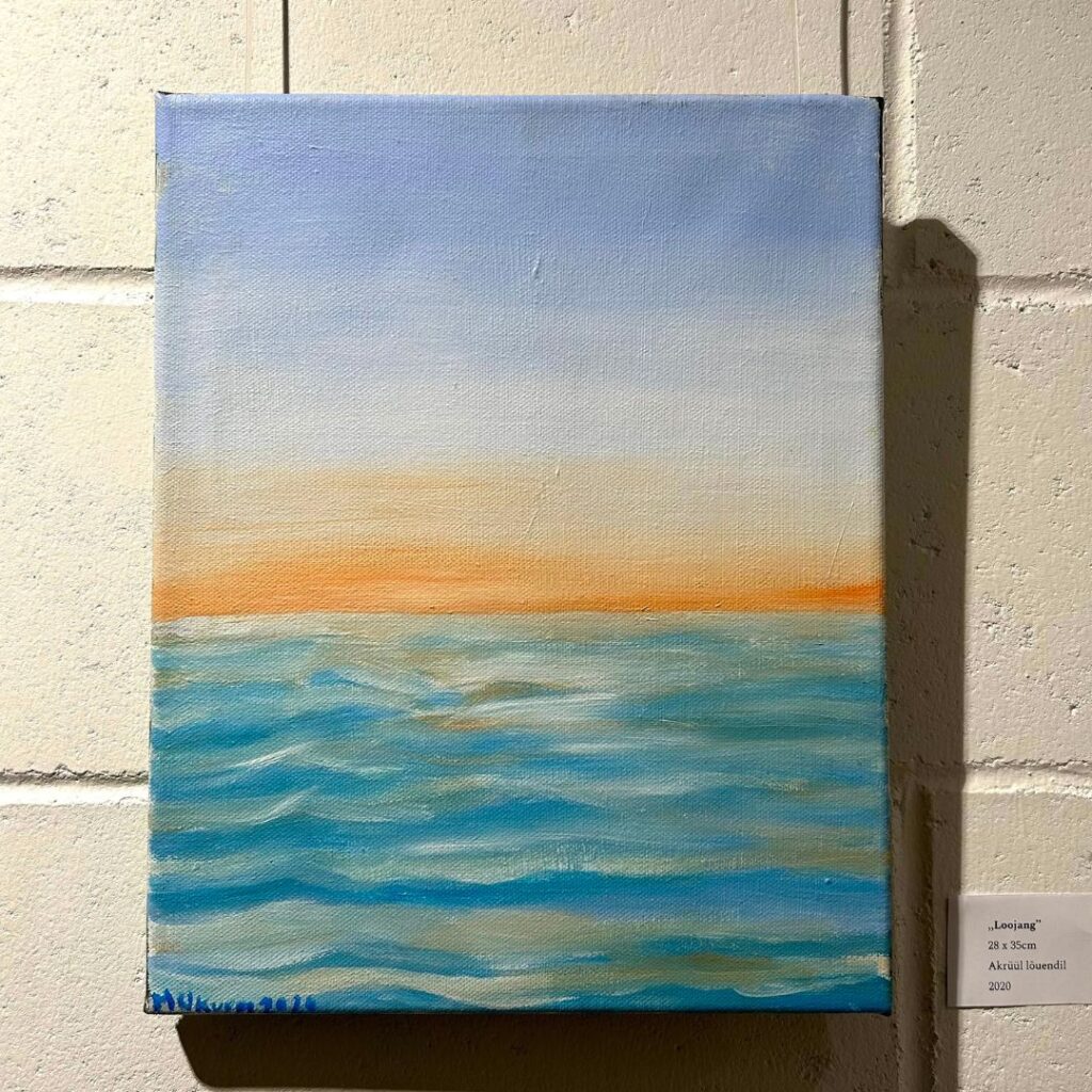 “Loojang” 28×35, akrüül lõuendil, 2020